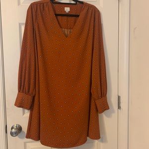 Orange Dress Shift Dress